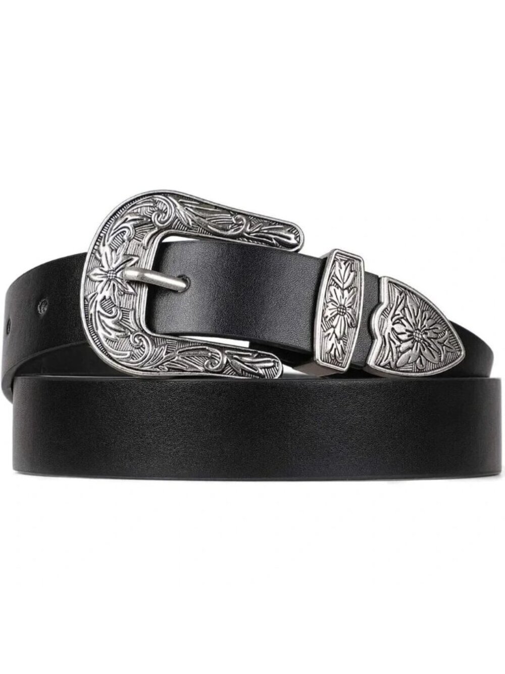 ❤️Women Black Vintage  Western Design Ladies Waist Belt for Pants Jeans Dresses